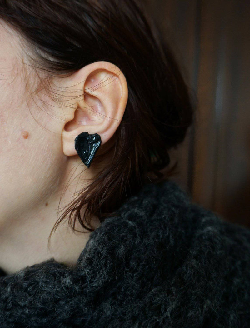 Blackheart Earring - Found in Italy