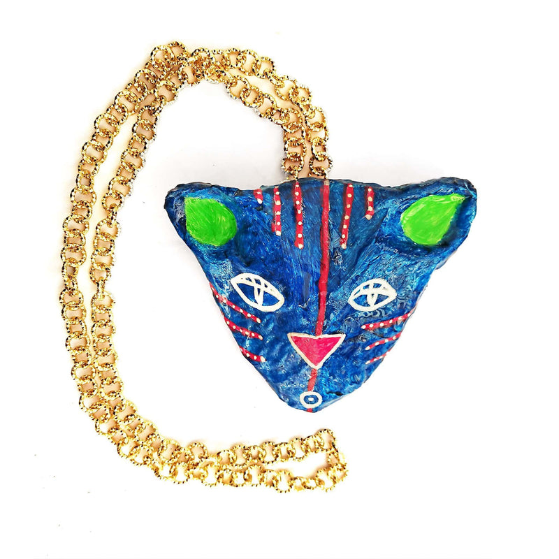Tiger Cat Necklace - Found in Italy