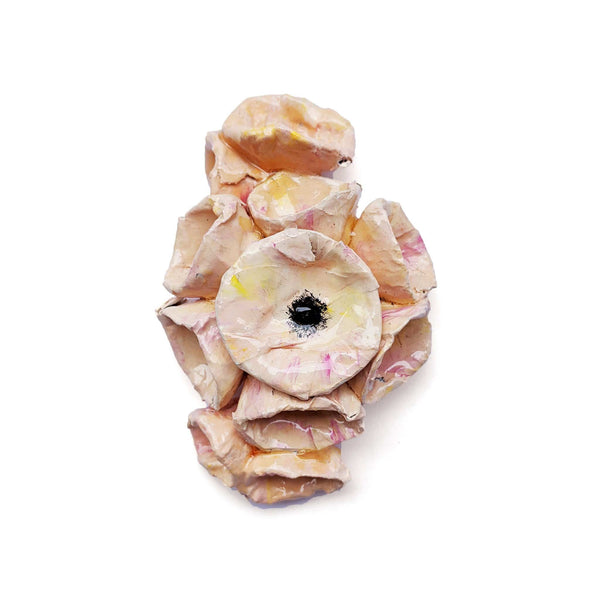 Pink Flower Brooch - Found in Italy