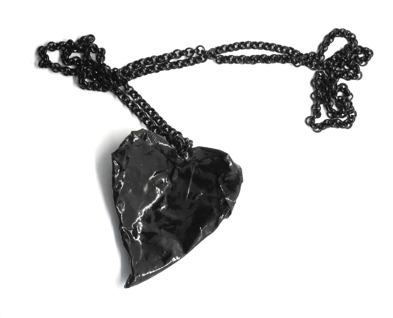 Blackheart Necklace - Found in Italy
