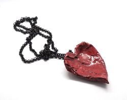 Red Heart Necklace - Found in Italy