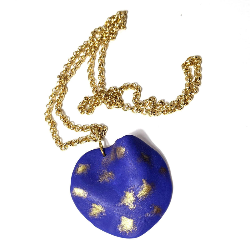 Blue & Gold Necklace - Found in Italy
