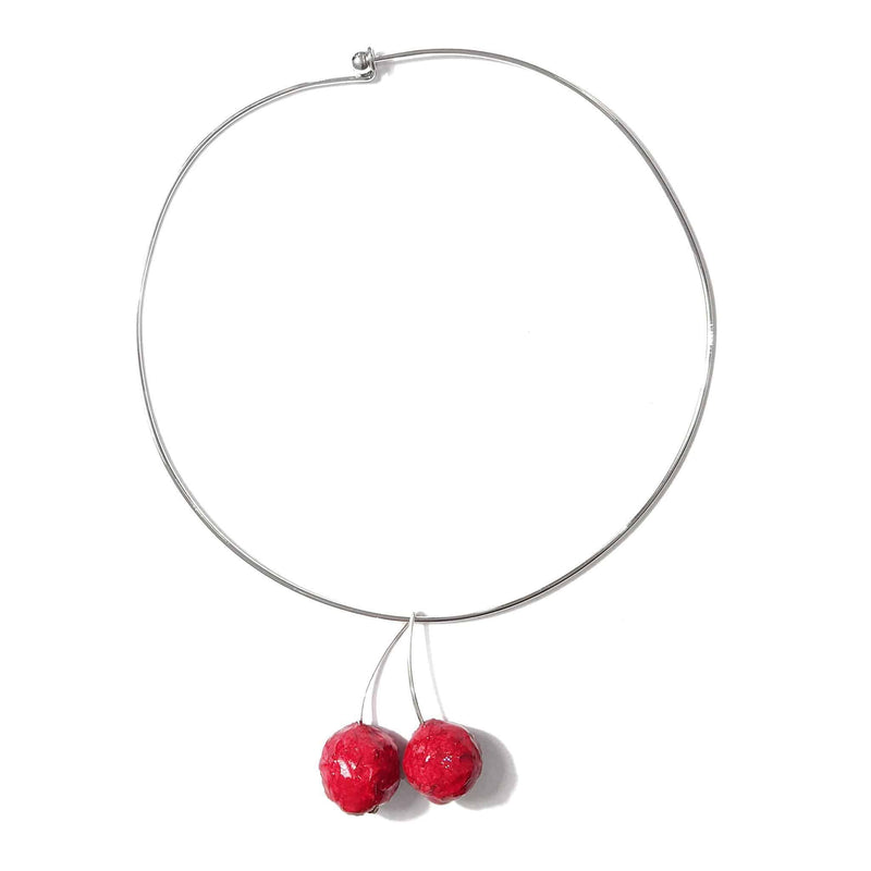 Double Cherry Necklace - Found in Italy
