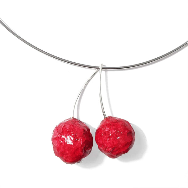 Double Cherry Necklace - Found in Italy