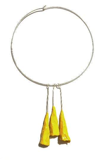 Mustard Flowers Necklace - Found in Italy