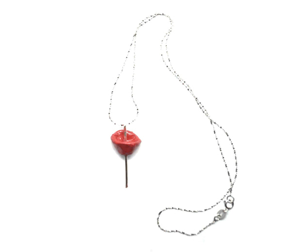 Single Flower Necklace - Found in Italy