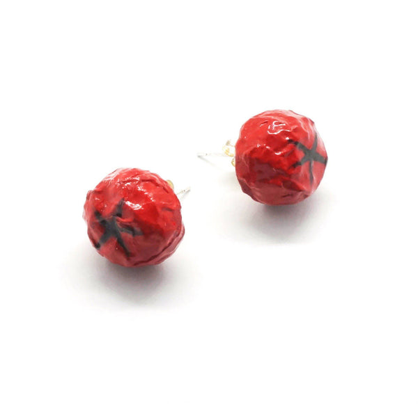 Tomato Earrings - Found in Italy