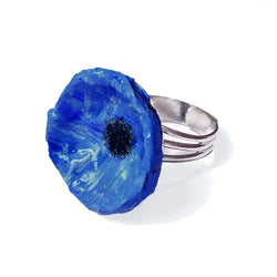 Blue Rose Ring - Found in Italy