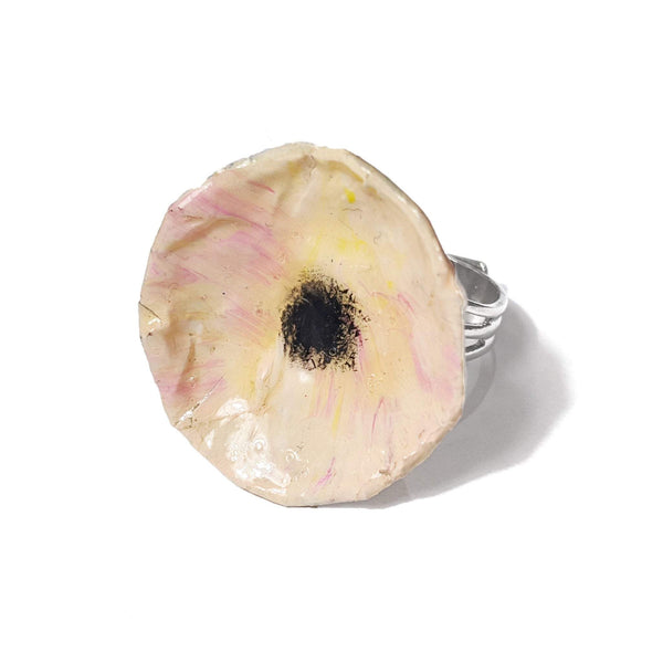 Light Pink Flower Ring - Found in Italy