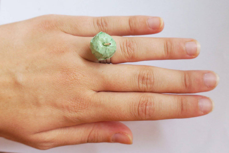 Green Apple Ring - Found in Italy