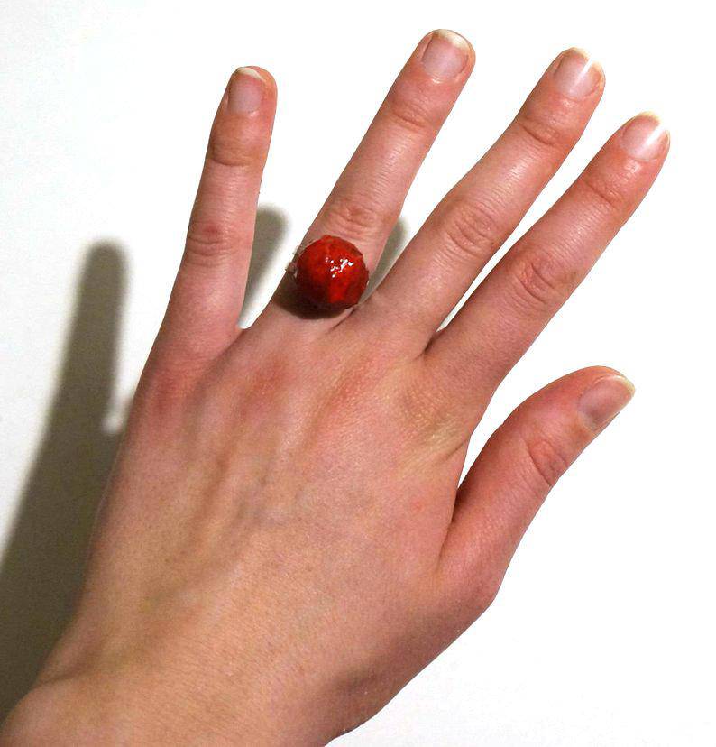 Red Cherry Ring - Found in Italy