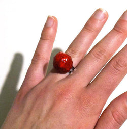 Red Cherry Ring - Found in Italy