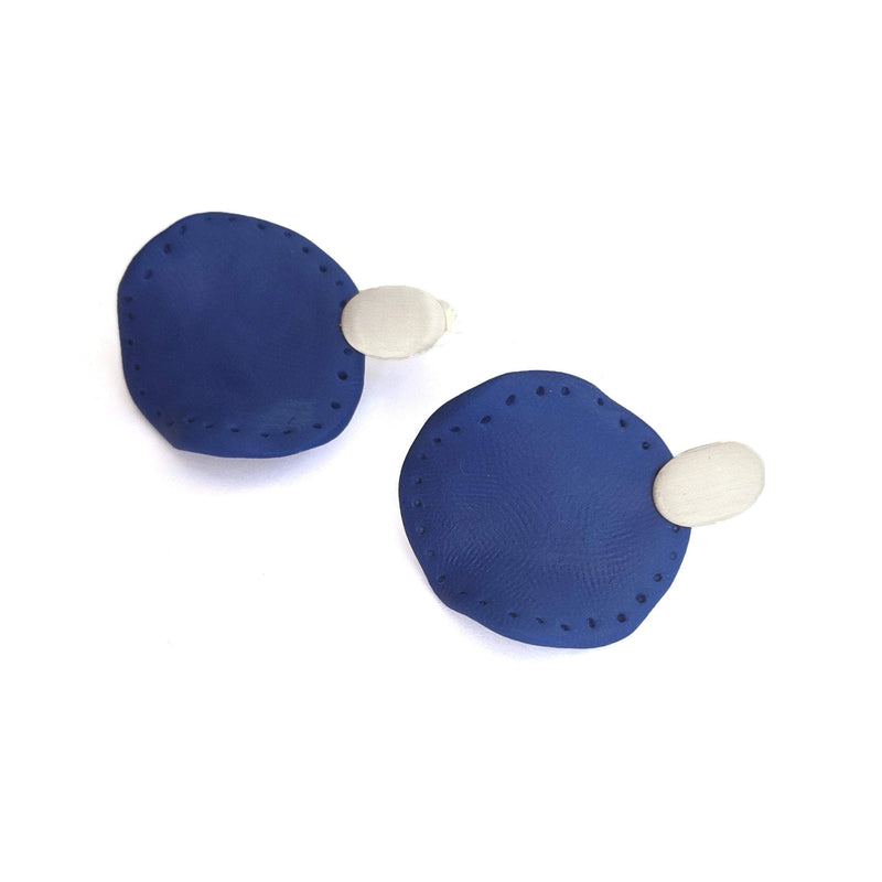Blue Clay Earrings - Found in Italy