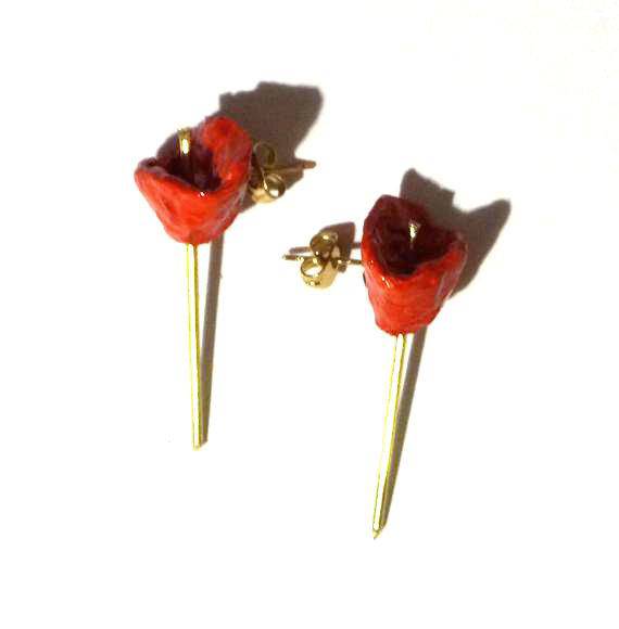 Hanging Flowers Earrings - Found in Italy