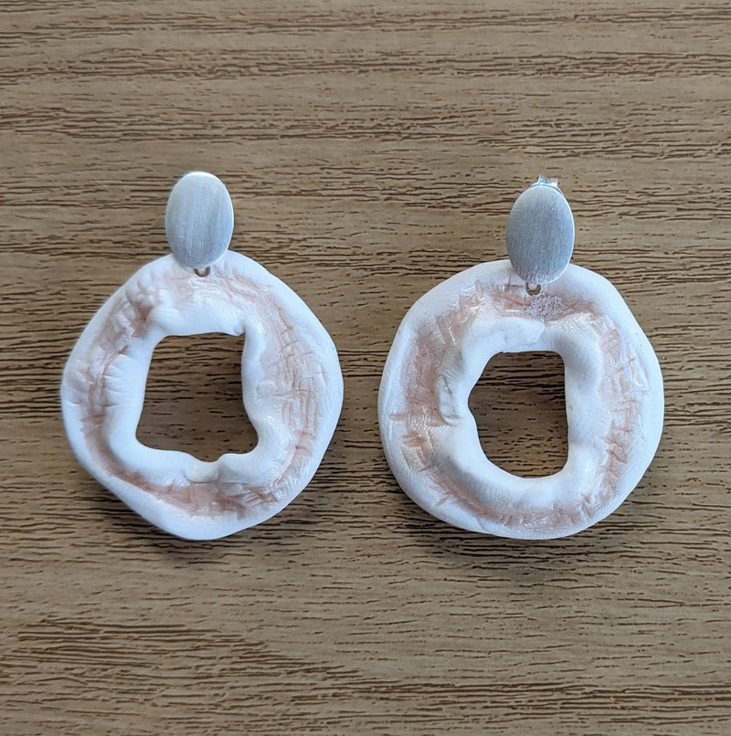 Round Clay Earrings - Found in Italy