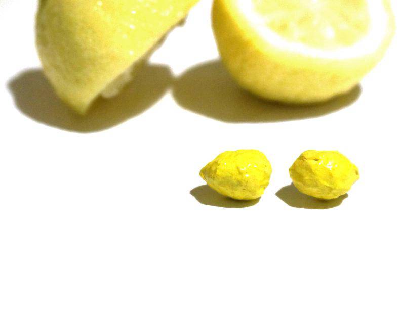Yellow Lemons Earrings - Found in Italy